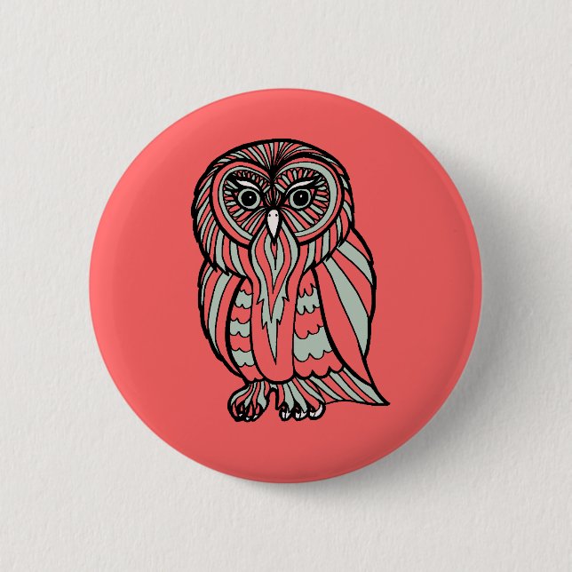 Owl Button (Vorderseite)