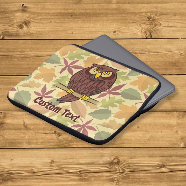 Owl Cartoon Laptop Sleeve (Von Creator hochgeladen)