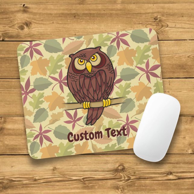 Owl Cartoon Mouse Pad Mousepad (Von Creator hochgeladen)