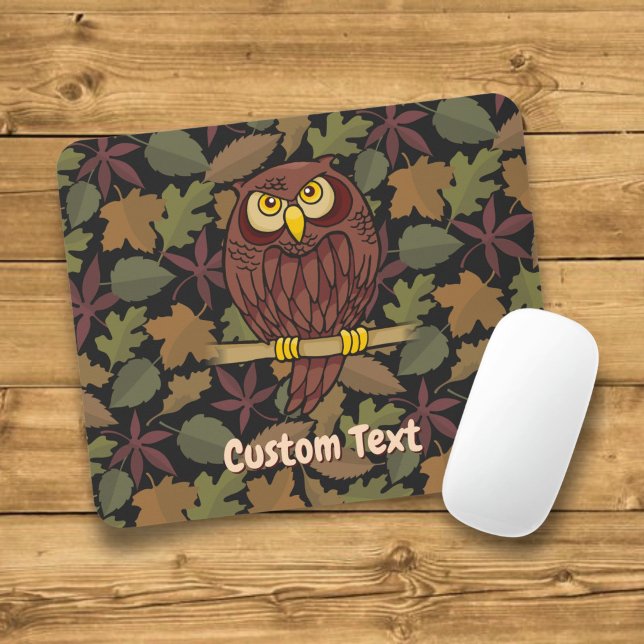 Owl Cartoon Mouse Pad Mousepad (Von Creator hochgeladen)