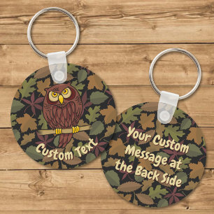 Owl Cartoon Schlüsselanhänger