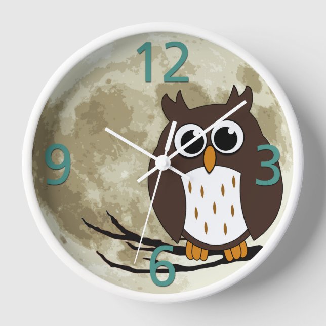 Owl Clock Uhr (Vorderseite)