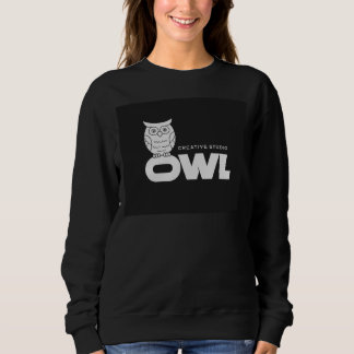 Owl Creative Studio Sweatshirt – Süßes Eulen-Logo 