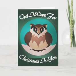 Owl, das ich zu Weihnachten Wollte, bist du?