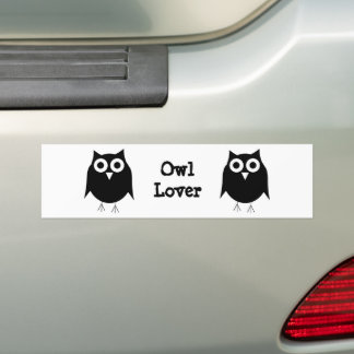 Owl Design Autoaufkleber