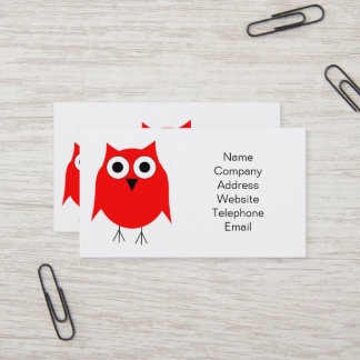 Owl Design Visitenkarte