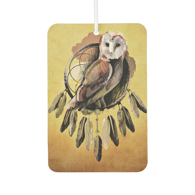 Owl Dream Catcher Autolufterfrischer (Vorderseite)