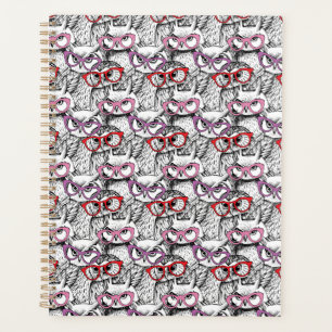 Owl Eyeglasses Pattern Planer