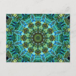 Owl Eyes Kaleidoskop Postkarte