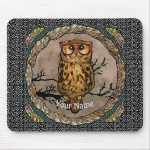 Owl Eyes Mouse Pad Mousepad