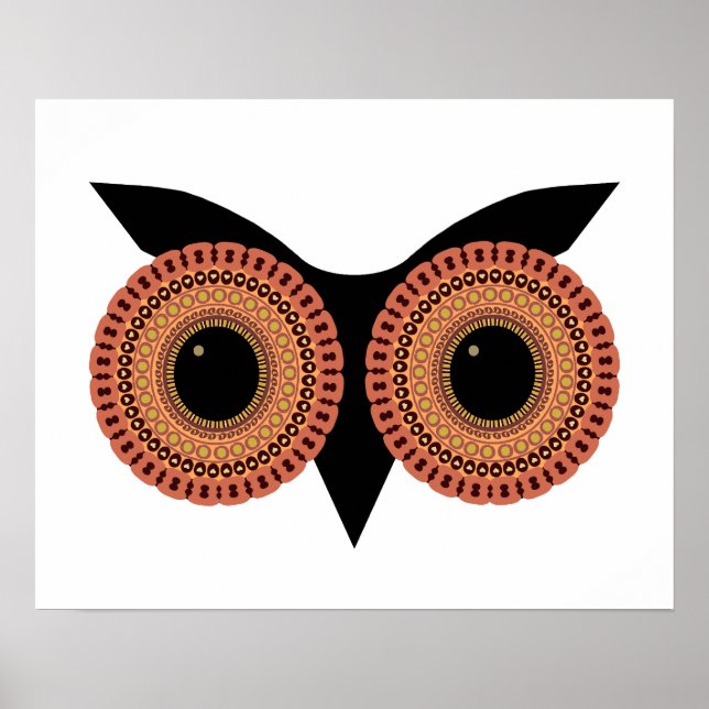 Owl Eyes Zollposter Poster (Vorne)