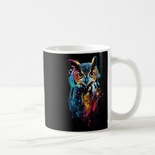 Owl farbig kaffeetasse