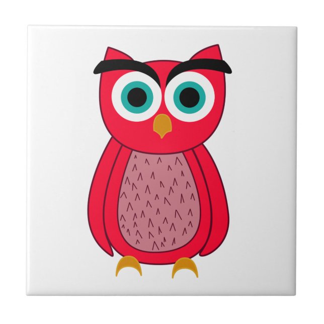 Owl   fliese (Vorderseite)