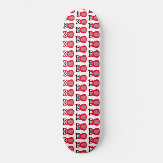 Owl Foto Printl Skateboard (Vorderseite)