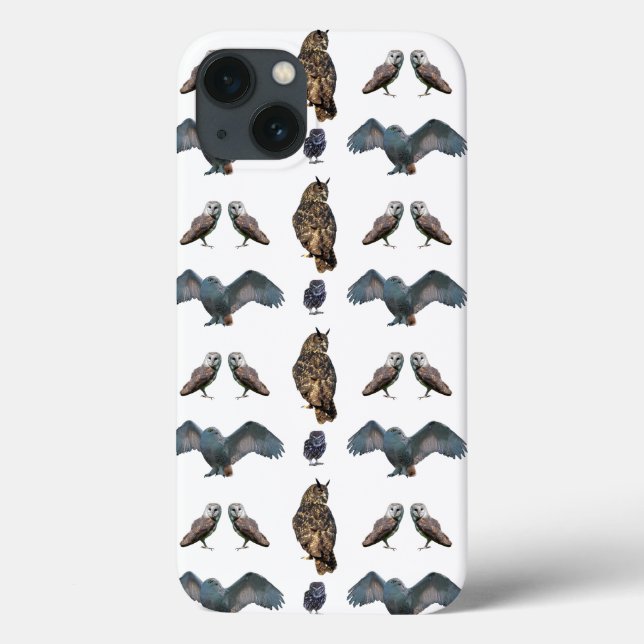 Owl Frenzy iPad Mini Case (Farbe auswählen) (Rückseite)