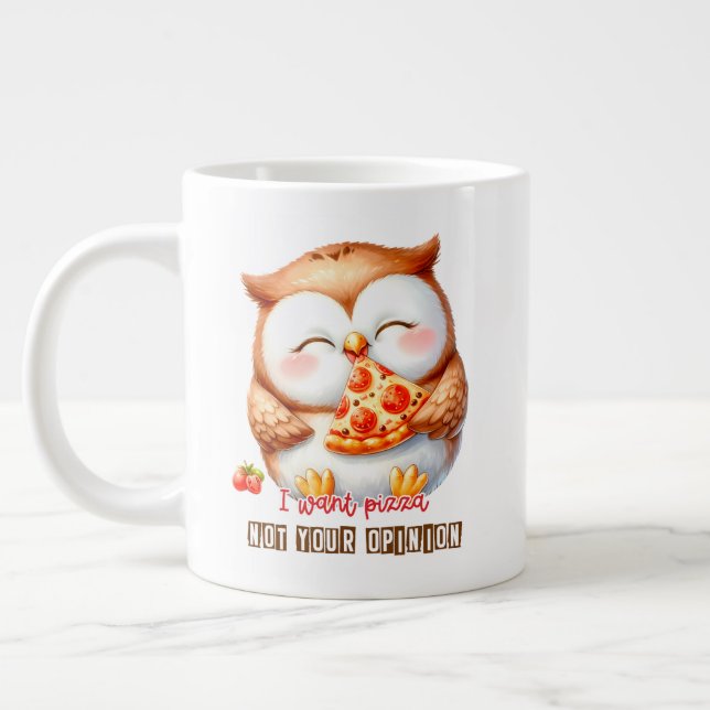 Owl Fun Jumbo-Tasse (Links)