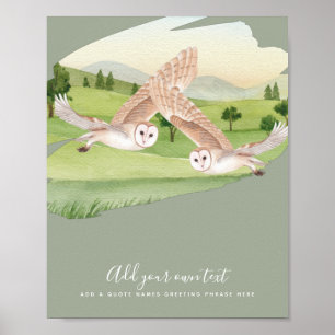 OWL GESCHENKE - Personalisiert Poster