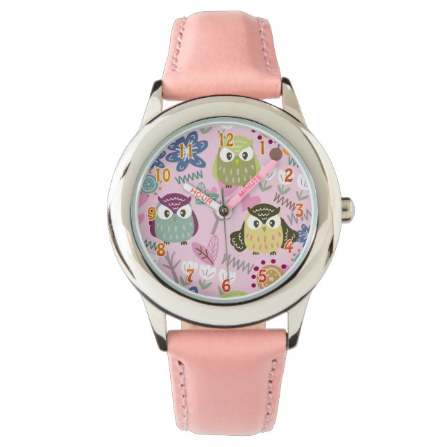 Owl Girl eWatch Armbanduhr (Vorderseite)