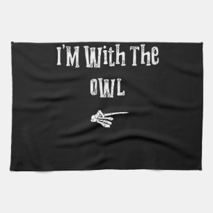 Owl Halloween Kostüm Sonnenpaare Match Geschirrtuch