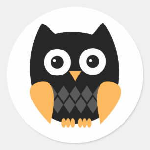Owl Halloween Stickers