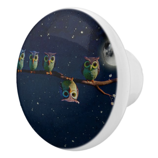 Owl ist anders als ein einzigartiges Angebot Keramikknauf (Rechts)