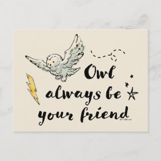 Owl ist immer dein Freund Postkarte