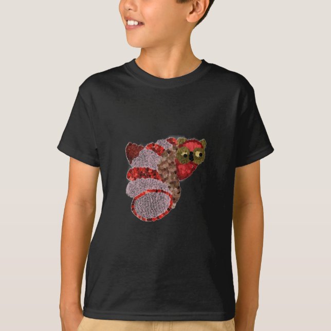 Owl Kids'Hanes TAGLESS® T - Shirt (Vorderseite)