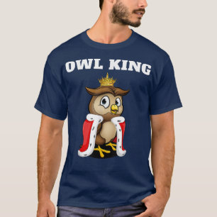 Owl King Boys Owl Tshirt Mens Owl
