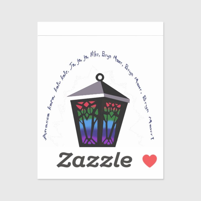 Owl Lantern Sticker (Blatt)