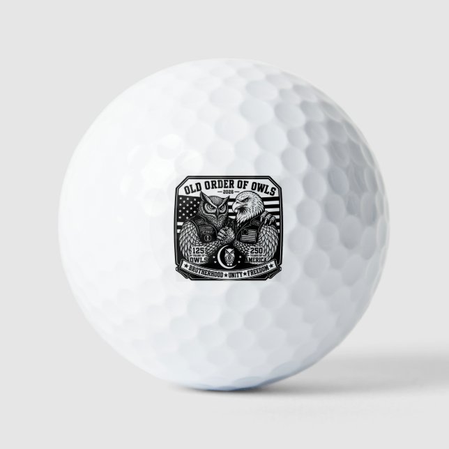 Owl Legacy Foundation Golf Ba Golfbälle (Vorderseite)