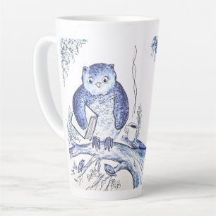 Owl Library Milchtasse