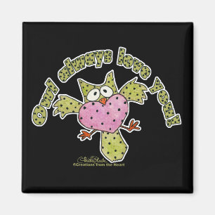 Owl Liebe dich immer! Magnet