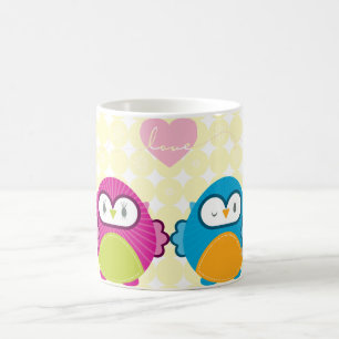 OWL LIEBE:: helles Mädchen + Junge Tasse
