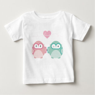 OWL LIEBE: Weichtes Mädchen + Junge Baby T-shirt