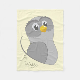 Owl-like Fleece Blanket