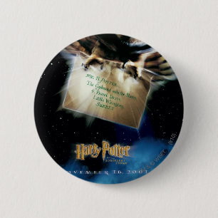 Owl mit Letter Movie Poster Button