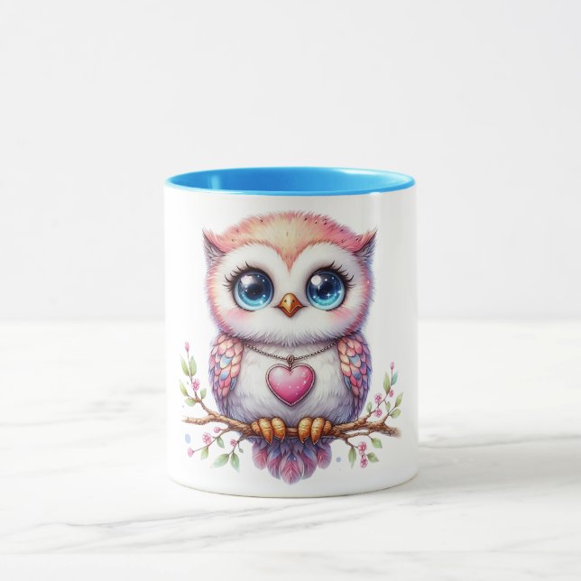 Owl mug tasse (Zentrum)