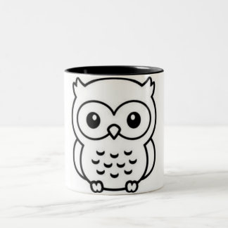 OWL Mug Zweifarbige Tasse