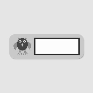 Owl Namensschild