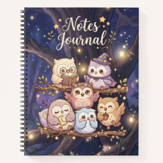 Owl Notes Journal Notizbuch