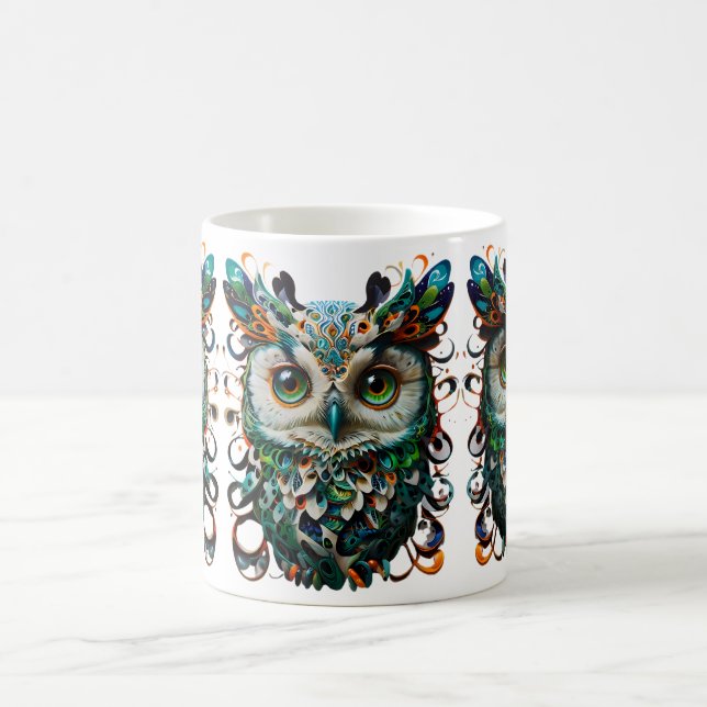 Owl of Wisdom Inspiration Kaffeemübel Kaffeetasse (Mittel)