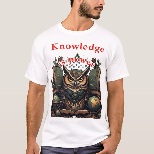 Owl of Wisdom T-Shirt (Vorderseite)