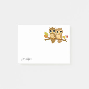 Owl Personalize Post-it® Notes Post-it Klebezettel