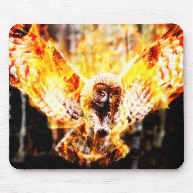 Owl Phoenix Mousepad (Vorne)