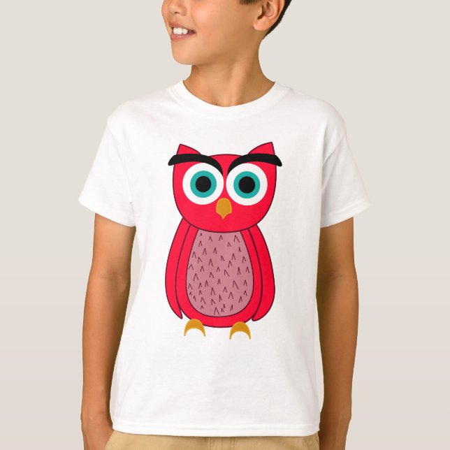Owl Photo Print T-Shirt (Vorderseite)