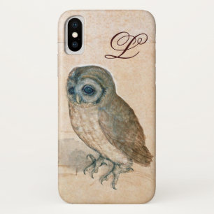 OWL, PIink, Sepia Monogramm Case-Mate iPhone Hülle