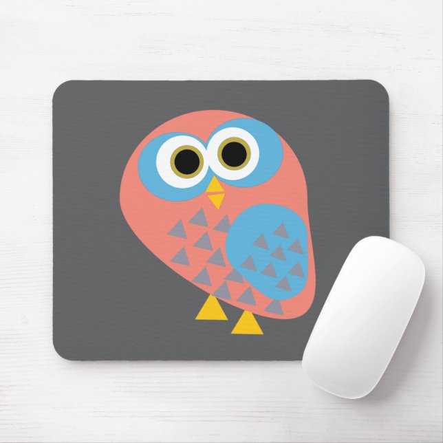 Owl Pop Art Mousepad (Mit Mouse)