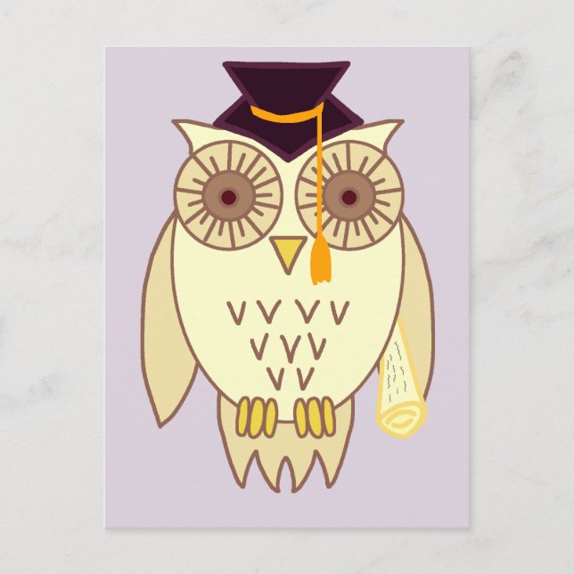Owl Postkarte (Vorderseite)