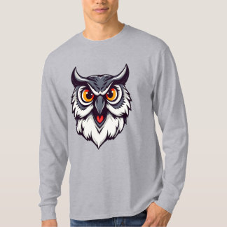 Owl Print Design T-Shirt