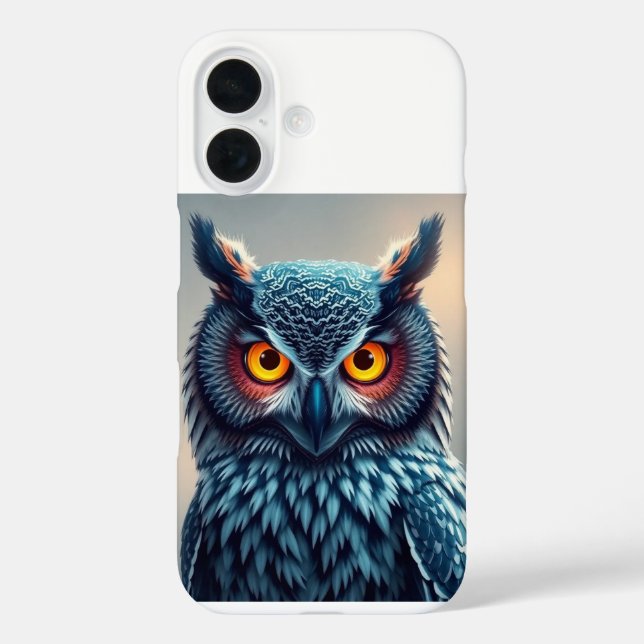 Owl Print IPhone Case Cover stilvoll (Rückseite)